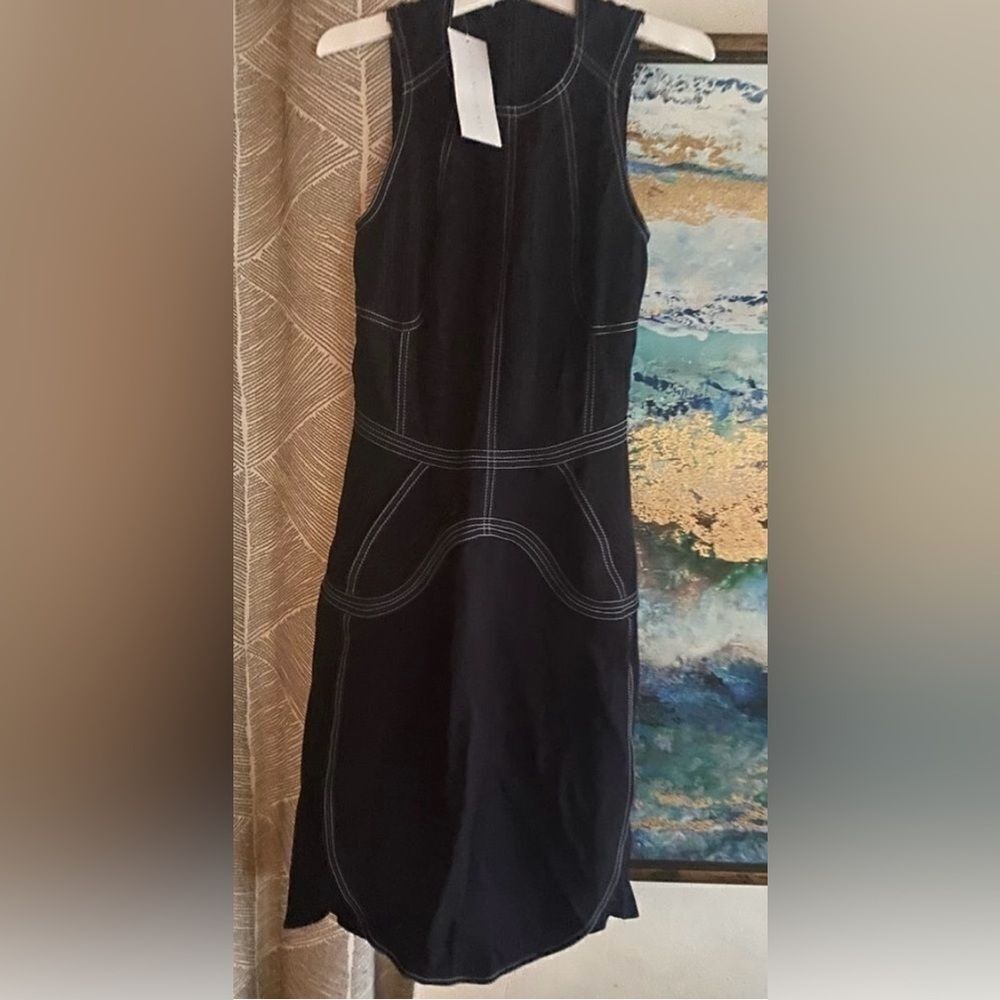 Stella McCartney  Dress Womens Size 36 Black Sleeveless A- Line NWT